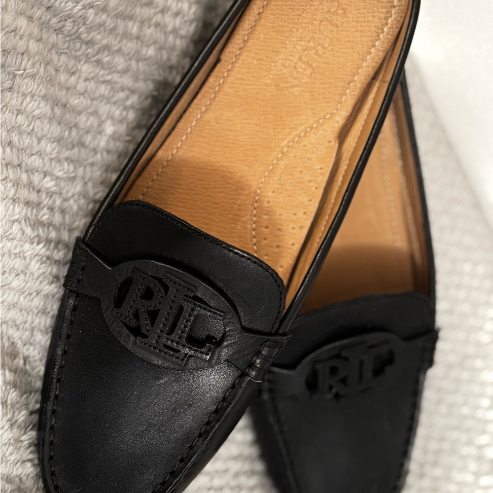 Ralph Lauren Black Loafers